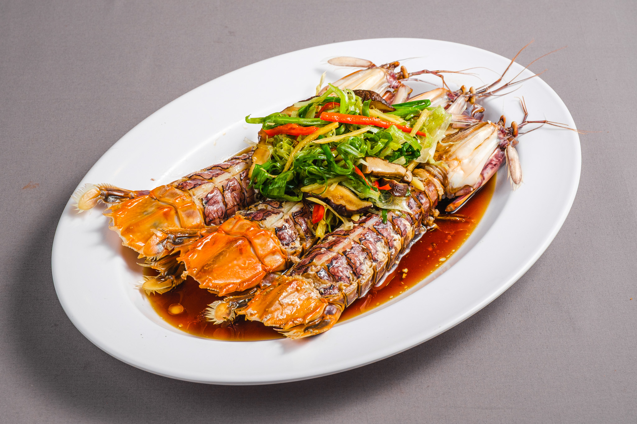 กั้งแก้วนึ่งซีอิ๊ว