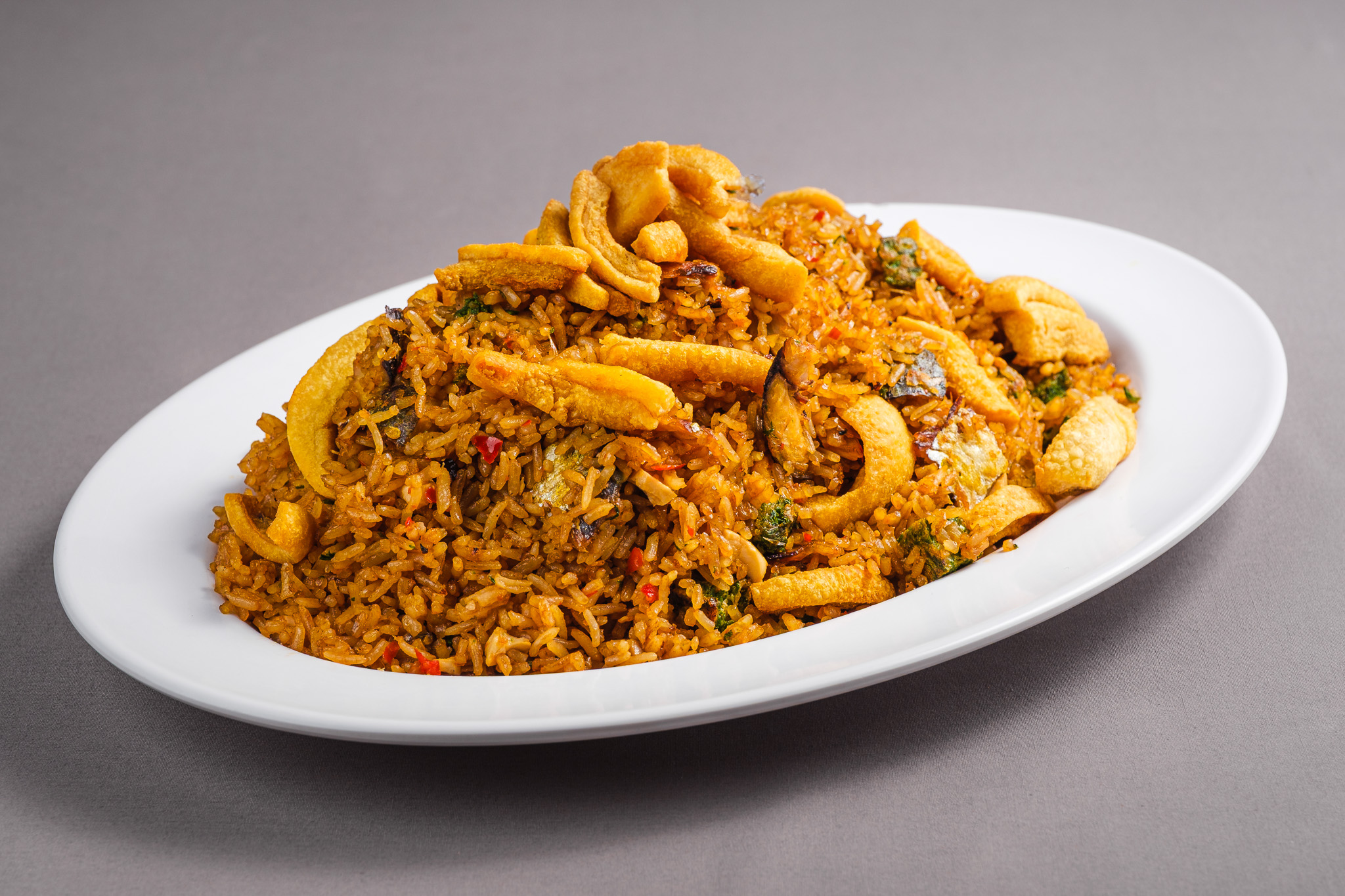 ข้าวผัดน้ำพริกปลาทู