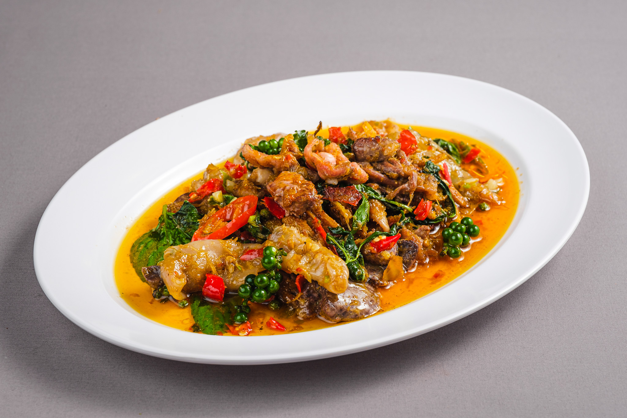 พุงปลาผัดฉ่า