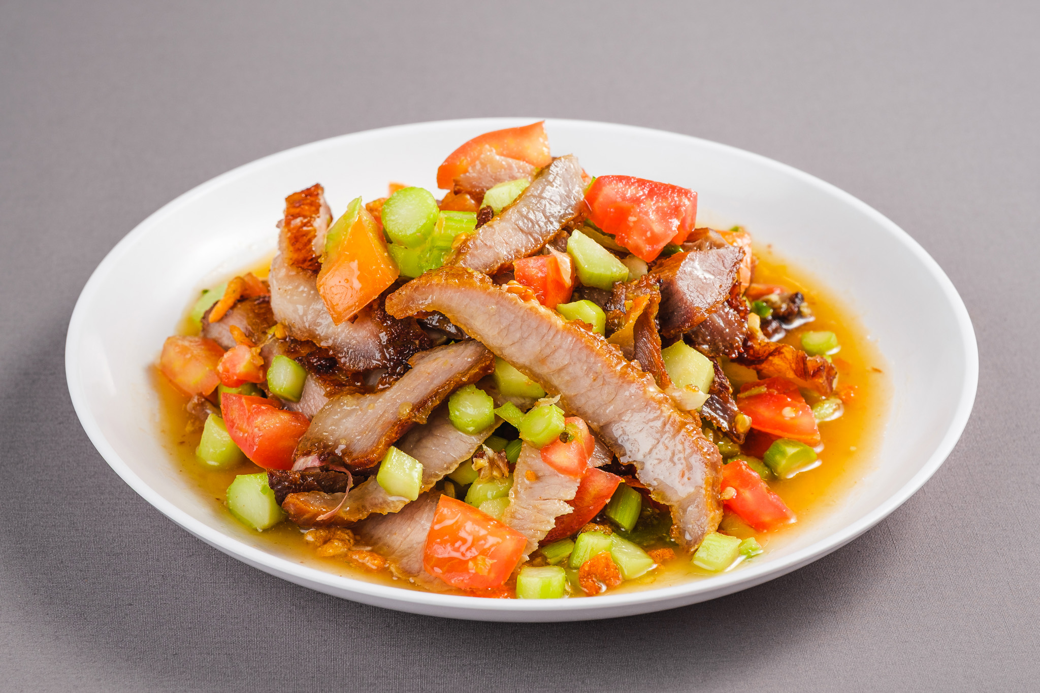 ตำคอหมูย่าง